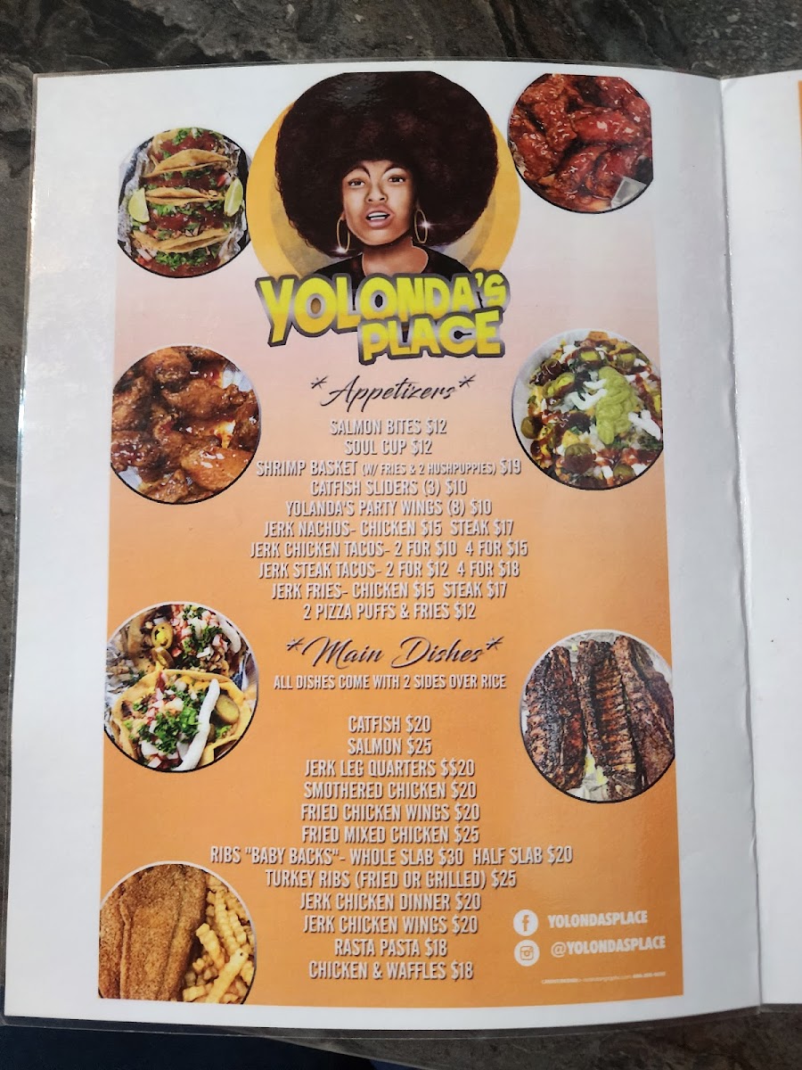 Menu Yolanda's Place-1